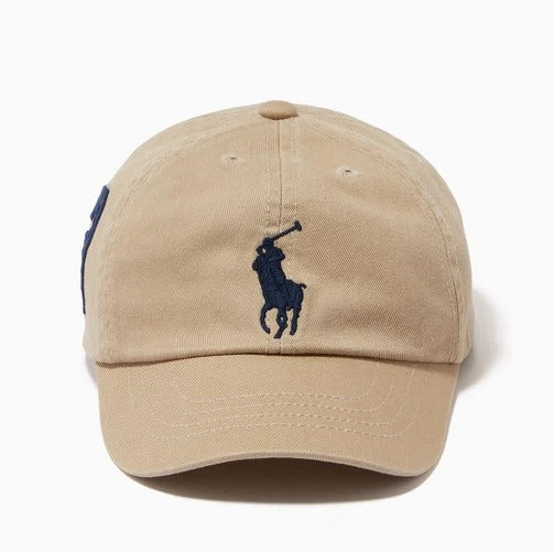 RALPH LAUREN BIG PONY BASEBALL CAP | LIGHT BEIGE