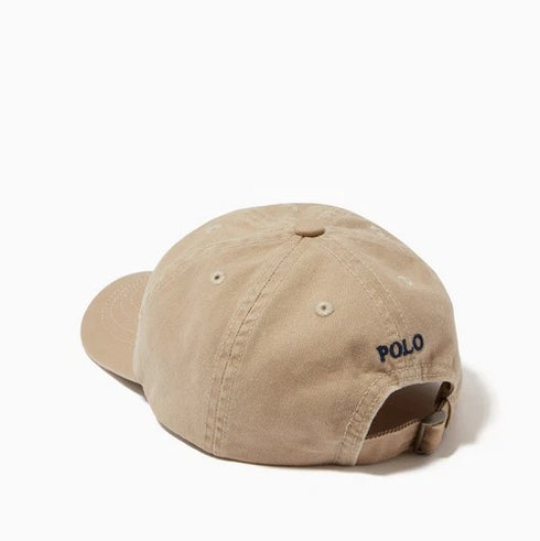 RALPH LAUREN BIG PONY BASEBALL CAP | LIGHT BEIGE