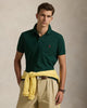 POLO RALPH LAUREN THE ICONIC CUSTOM SLIM FIT MESH POLO | COLLEGE GREEN