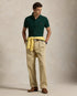 POLO RALPH LAUREN THE ICONIC CUSTOM SLIM FIT MESH POLO | COLLEGE GREEN