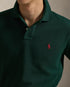 POLO RALPH LAUREN THE ICONIC CUSTOM SLIM FIT MESH POLO | COLLEGE GREEN