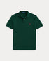 POLO RALPH LAUREN THE ICONIC CUSTOM SLIM FIT MESH POLO | COLLEGE GREEN