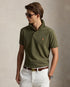 POLO RALPH LAUREN THE ICONIC CUSTOM SLIM FIT MESH POLO | CANOPY OLIVE