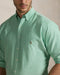 RALPH LAUREN KNIT OXFORD SHIRT | LIGHT SEA GREEN