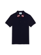 BURBERRY CLASSIC COTTON SILK POLO SHIRT | NAVY