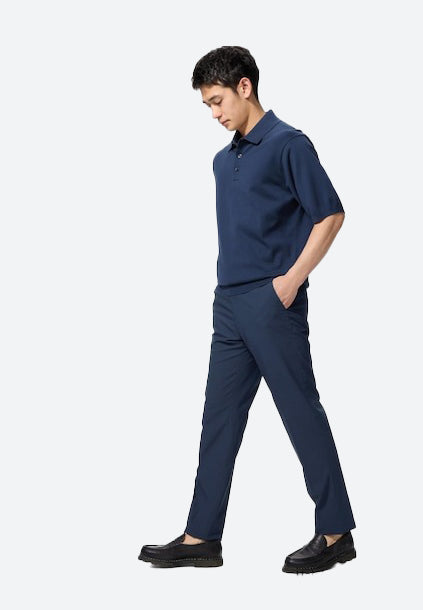 UNIQLO MEN’S SLIM FIT FORMAL PANT CHINO | NAVY BLUE