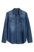 Andrew Charles men's blue denim shirt – trendy, stylish, and comfortable.