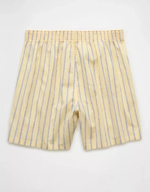 AMERICAN EAGLE yellow striped boxer shorts for men