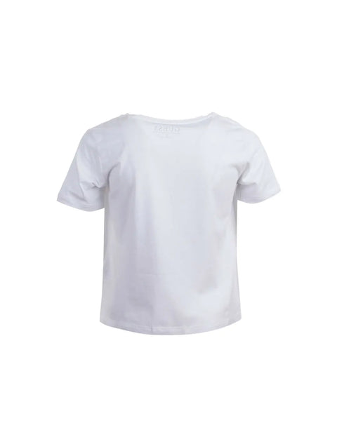 Guess Kids White T-Shirt with Graphic Logo – Soft cotton short-sleeve tee for boys & girls. Trendy, comfortable, and perfect for everyday wear. Shop now!