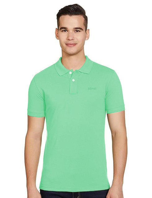 ESPRIT SLIM FIT MENS POLO SHIRT | GREEN
