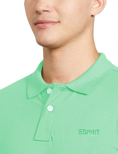 ESPRIT SLIM FIT MENS POLO SHIRT | GREEN