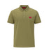 HUGO BOSS DERESO COTTON PIQUE SLIM FIT POLO | GREEN