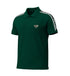 PRADA PIQUE MEN'S PLAIN TRIANGLE LOGO POLO | GREEN