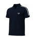 PRADA PIQUE MEN'S PLAIN TRIANGLE LOGO POLO | NAVY