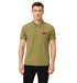 HUGO BOSS DERESO COTTON PIQUE SLIM FIT POLO | GREEN