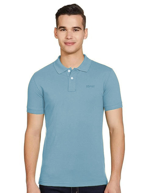 ESPRIT SLIM FIT MENS POLO SHIRT | SKY BLUE