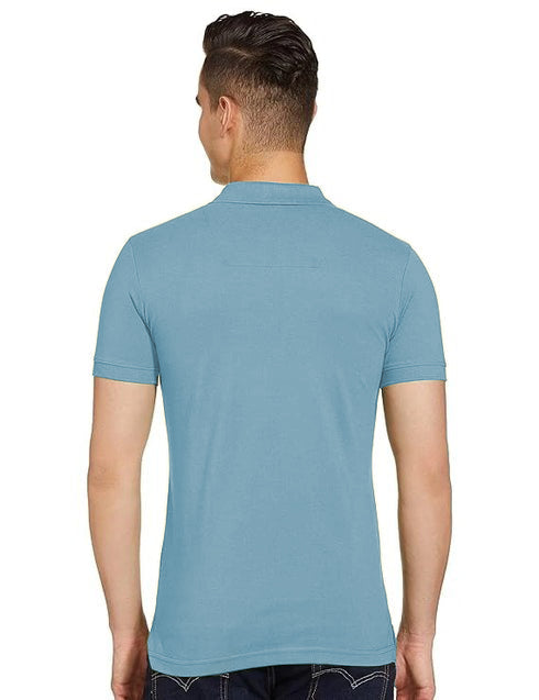 ESPRIT SLIM FIT MENS POLO SHIRT | SKY BLUE