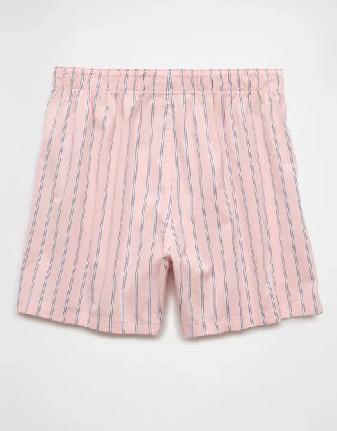 AMERICAN EAGLE pink striped boxer shorts for men