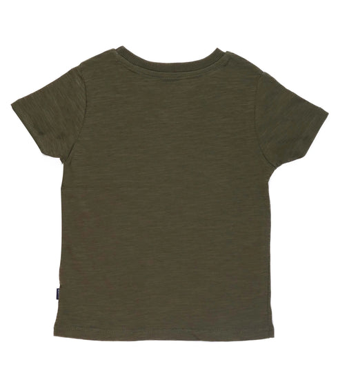 BIG STAR green TATW logo T-shirt for kids – stylish, trendy, and comfy.