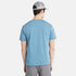 TIMBERLAND STACK LOGO T-SHIRT | REGULAR FIT | GREENISH BLUE