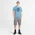 TIMBERLAND STACK LOGO T-SHIRT | REGULAR FIT | GREENISH BLUE