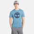 TIMBERLAND STACK LOGO T-SHIRT | REGULAR FIT | GREENISH BLUE