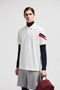MONCLER TRICOLOR - TRIMMED COTTON PIQUET POLO SHIRT | WHITE