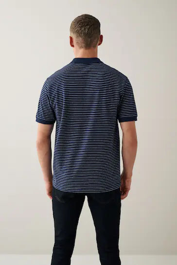 NEXT PIQUE POLO SHIRT MEN | NAVY BLUE