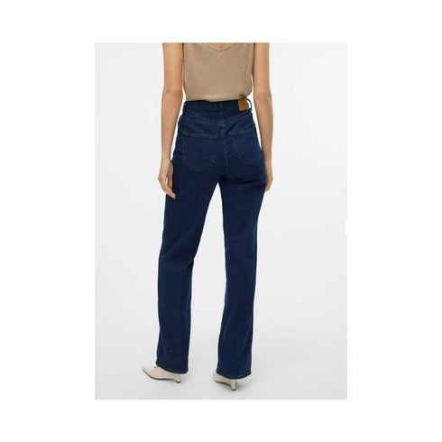 VERO MODA TALL TESSA HIGH WAIST LEG WIDE LIG JEANS FOR WOMEN – PREMIUM DENIM | BLUE