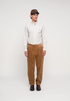 POLO RALPH LAUREN SLIM FIT OXFORD SHIRT | PALE RUSSET / WHITE