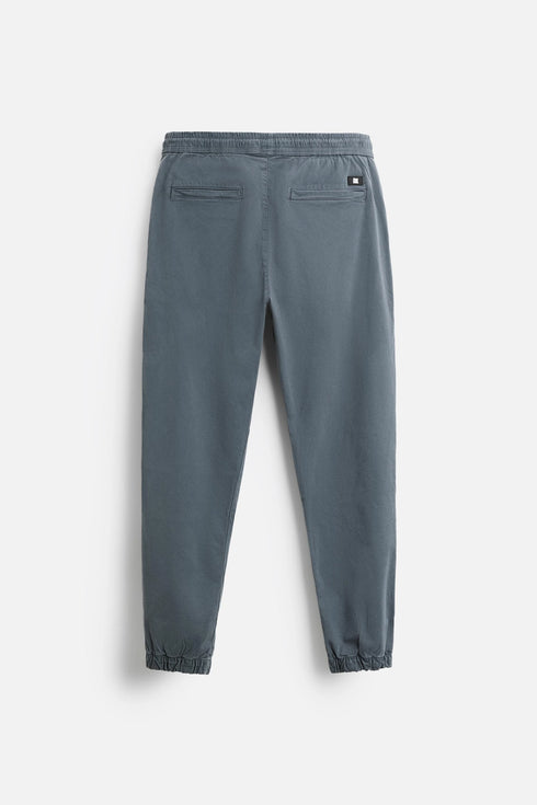 ZARA duck blue jogger waist trousers for men & women