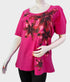 ESMARA FLORAL LOOSE FIT T-SHIRT | PINK