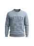 PETROL INDUSTRIES MEN'S VINTAGE GRAPHIC SWEATSHIRT-SKY BLUE