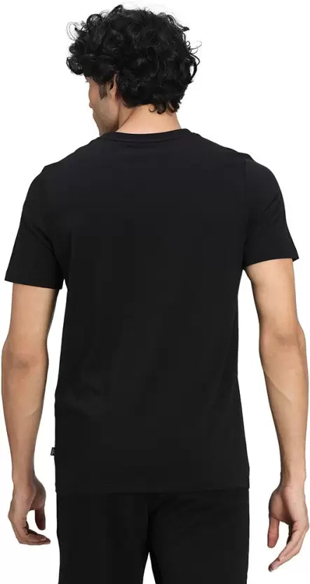 PUMA LOGO MEN SLIM FIT T-SHIRT | BLACK