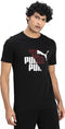 PUMA LOGO MEN SLIM FIT T-SHIRT | BLACK