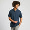 JULES PLAIN POLO SHIRT WITH SHORT SLEEVES | DARK BLUE