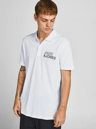 JACK & JONES JCOFLOKI POLO SHIRT | WHITE