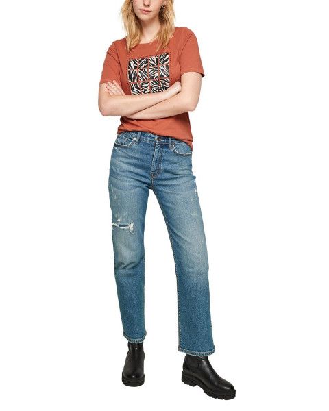 S. OLIVER. BASIC WOMEN T SHIRT | RUST