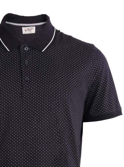 PENGUIN PRINTED POLO SHIRT | BLACK