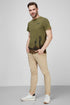 GUESS PRINTED MEN T SHIRT | GREEN (KHAKI)