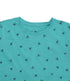 K.I.D.S-BOYS-PRINTED-PURE COTTON T-SHIRT | C GREEN