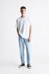 ZARA-TAPERED SLIM JEANS-MEN | SKY BLUE
