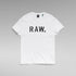 G-STAR RAW STENCIL T-SHIRT | WIHTE