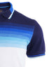 NEXT PIQUE POLO SHIRT WITH STRIPES | WHITE / BLUE