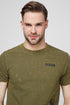 GUESS PRINTED MEN T SHIRT | GREEN (KHAKI)