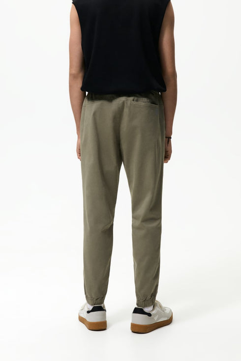 ZARA - SLIM FIT JOGGER PANTS | KHAKI