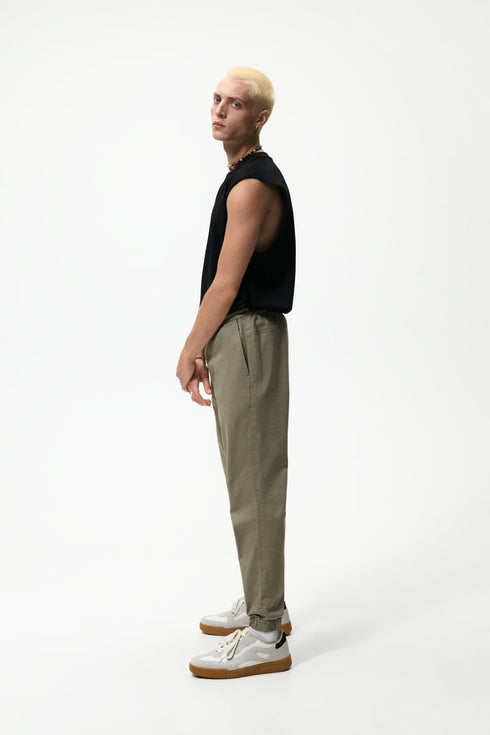 ZARA - SLIM FIT JOGGER PANTS | KHAKI