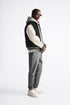 ZARA-SLIM FIT JOGGER PANTS | MID GRAY