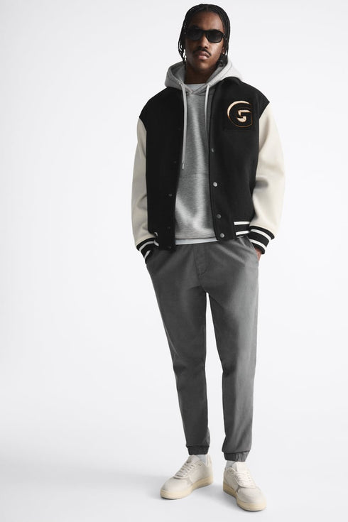 ZARA-SLIM FIT JOGGER PANTS | MID GRAY