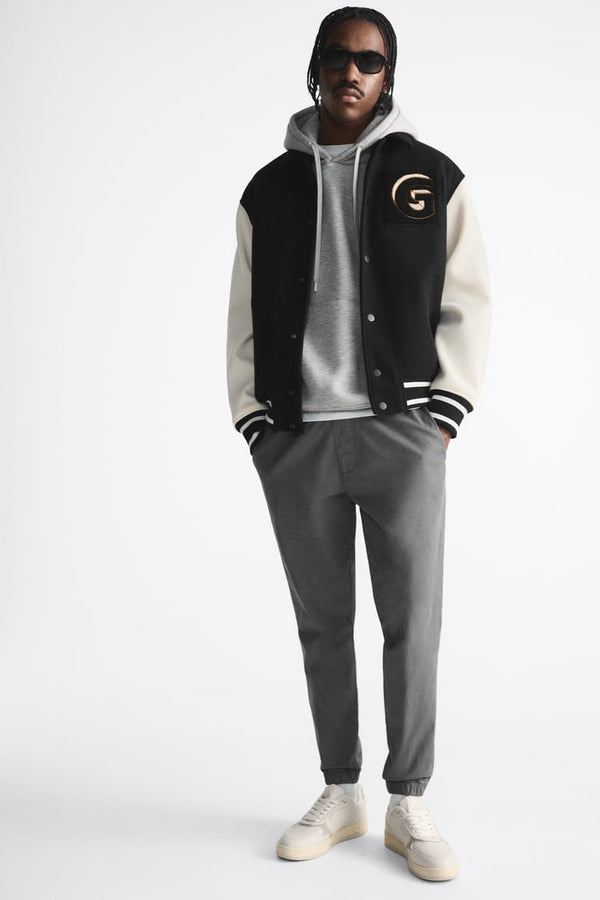 ZARA-SLIM FIT JOGGER PANTS | MID GRAY